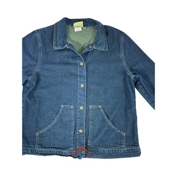 Hot Cotton By Marc Ware Denim Jacket Size Medium 100% Cotton READ - Picture 7 of 10